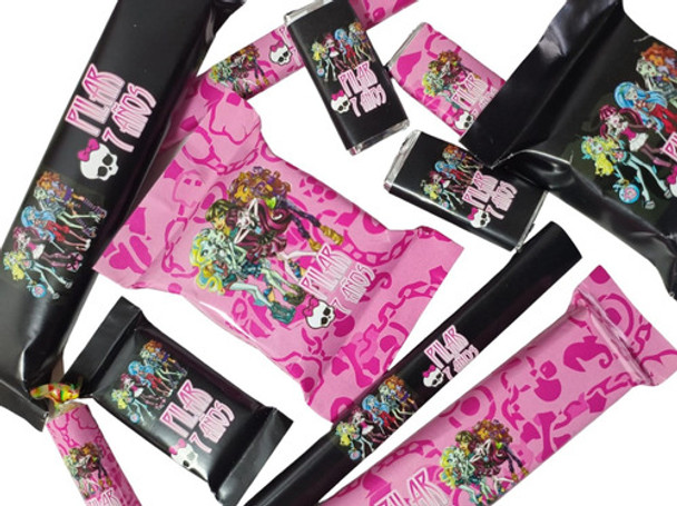 Golosinas Personalizadas X 15 Monster High Candy Bar 0 Golosinas Personalizadas X 15 Monster High Candy Bar 0