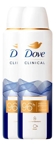 Kit 2 Desodorante Dove Clinical Fem Original 96h 150ml 0