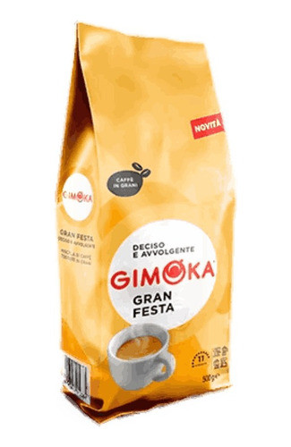 Cafe En Granos Gimoka Gran Festa 500g Importado De Italia 0