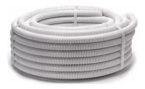Caño Corrugado Ignifugo Flexible Blanco 7/8 X 25 Mts 0