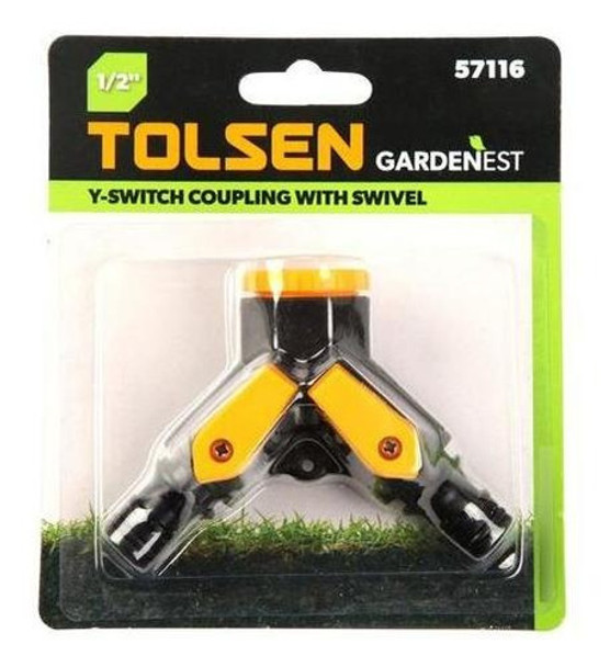 Conector Para Riego Canilla  2 Acople Con Llave Tolsen G P 0