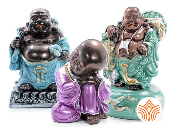 Buda / Monje Decorado - Yeso (25 Cm) 0