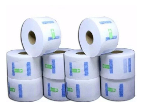 Kit 2 Pacote Gola Higiênica Branca Barbearia 5x100fls 0