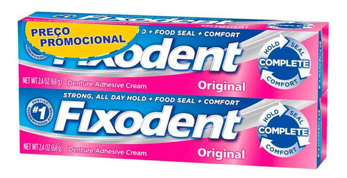 Fixodent Original 68g Pack Com 2 Unidades 0