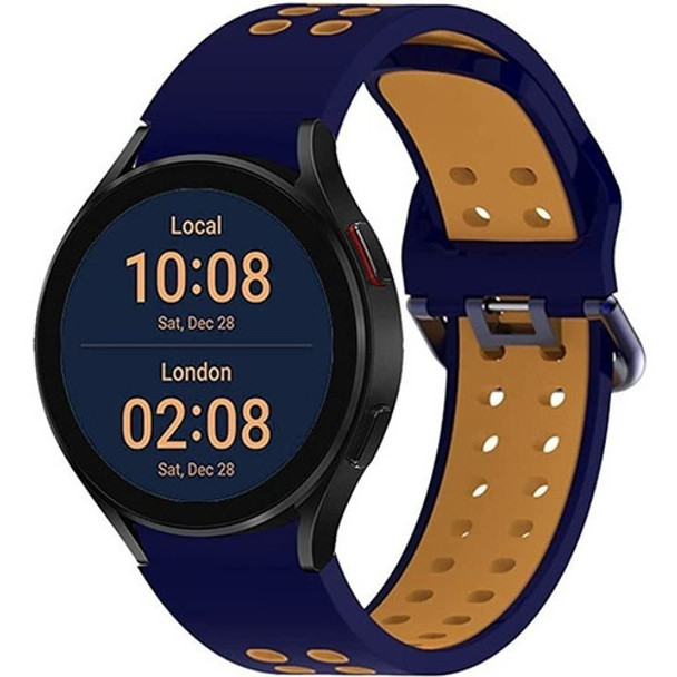 Malla Deportiva Para Reloj Galaxy Watch 5 - Azul Y  Marrón 0 Malla Deportiva Para Reloj Galaxy Watch 5 - Azul Y  Marrón 0