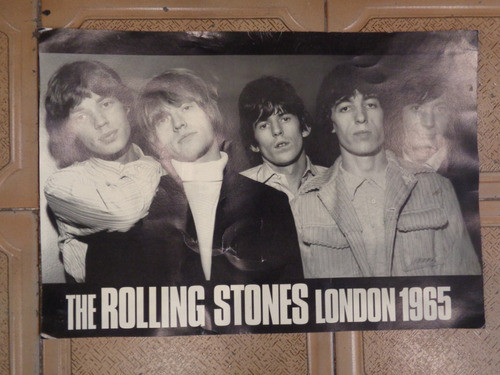 Rolling Stones 1965 Poster Afiche 50 X 34,5  Cms Leer Bien 0