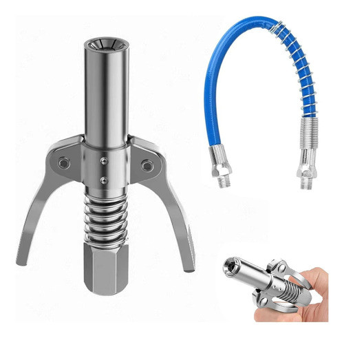 Acoplador Rapido Alemite P/ Engrase Gun Greaser Con Flexible 0