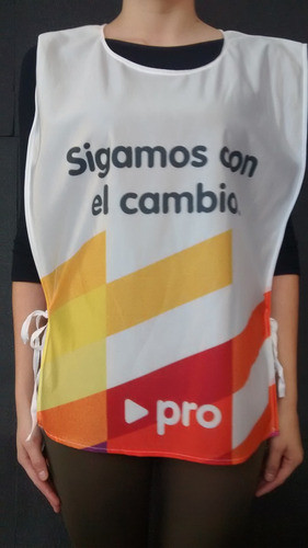 1 Pechera Impresas Frente Y Espalda  Muestra 0