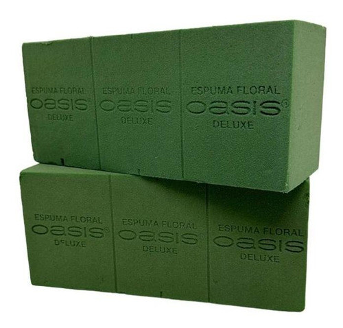 Esponja Floral Oasis Espuma Para Flores Follajes Macetas X6 0