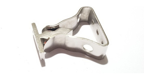 Retenedor De Puerta Plateado De Pared 0