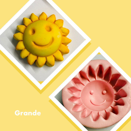Molde De Silicone Para Sabonete Sol 0