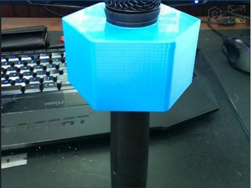 Porta Micrófonos Hexagonal 0