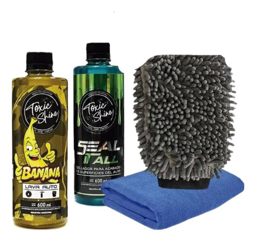 Toxic Shine | Kit Combo Lavado | Básico #06 | Shampoo + Cera 0