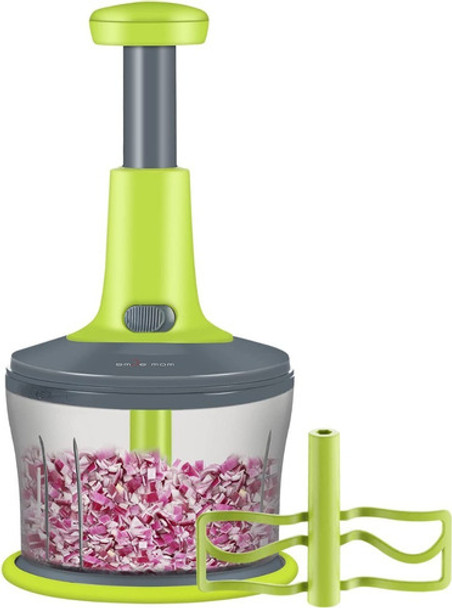 Procesador Manual Picador Batidor Cortador Ralla Vegetales 0