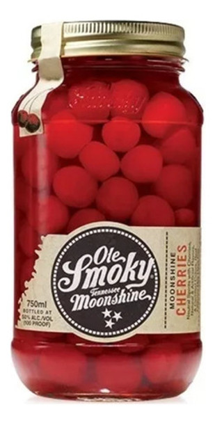 Whisky Ole Smoky Tennesee Moonshine Cherries. 750 Ml 0