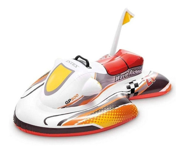 Bote Boia Jet Ski Inflavel Infantil Piscina Mar Intex 57520 0