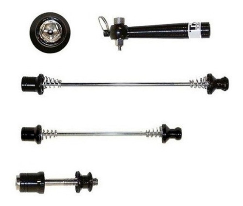 Kit De Cierres Seguridad Anti Robo Tranz X Ruedas Bicicleta 0