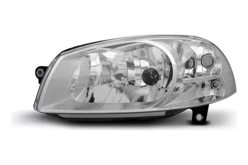 Optica Izq Fondo Cromado Fiat Strada Working 2013 Cabina Ext 0