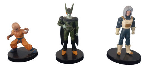 Lote 3 Figuras Dragon Ball Con Detalles 0