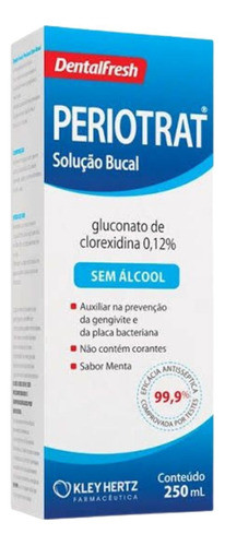 Periotrat Limpeza Sem Irritação Solução Bucal Menta 250ml 0