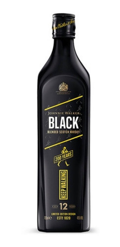 Johnnie Walker Black Label Edición Limitada 200 Years 700 Ml 0