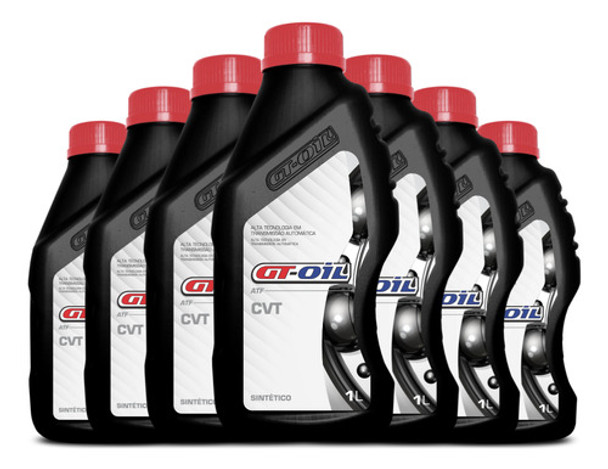 Kit 7 Óleo De Cambio Automático Cvt gt oil 0