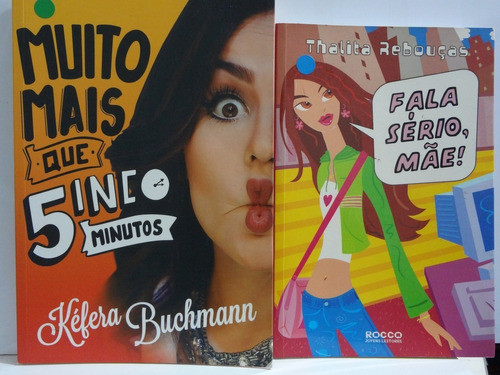 2 Livros Fala Sério, Mãe E Muito Mais Que 5 Minutos Kéfera 0