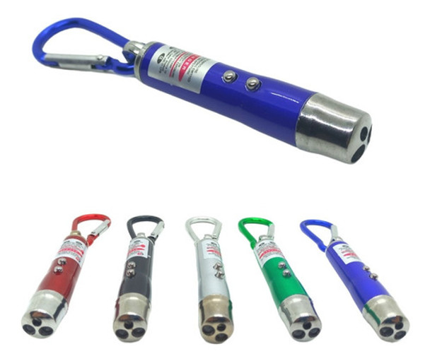 Llavero X30 Souvenir 5 En 1 Linterna Laser Luz Uv Mosqueton 0
