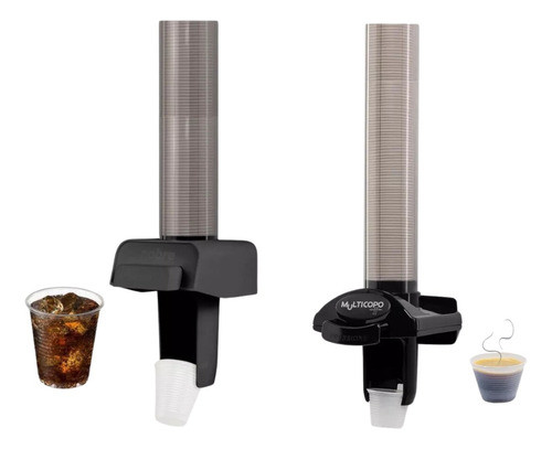 Porta Copos Descartável De Agua E Café Automático Nobre 0