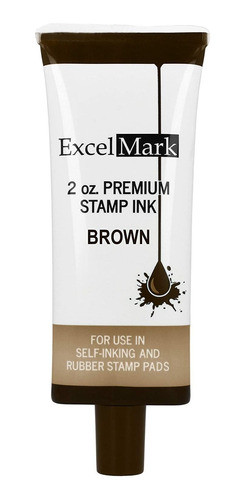 Tinta Para Sellos Excelmark, Trodat, 2000 Plus, Shiny (marro 0