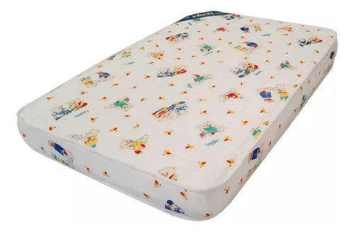 Colchon Cuna Practicuna 100x70x10 Espuma Tela Impermeable 0