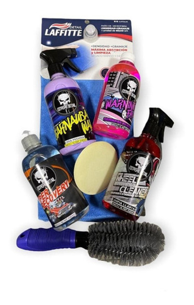 Kit Lavado Auto / Moto Premium Extreme Detail/ Laffitte 6 0