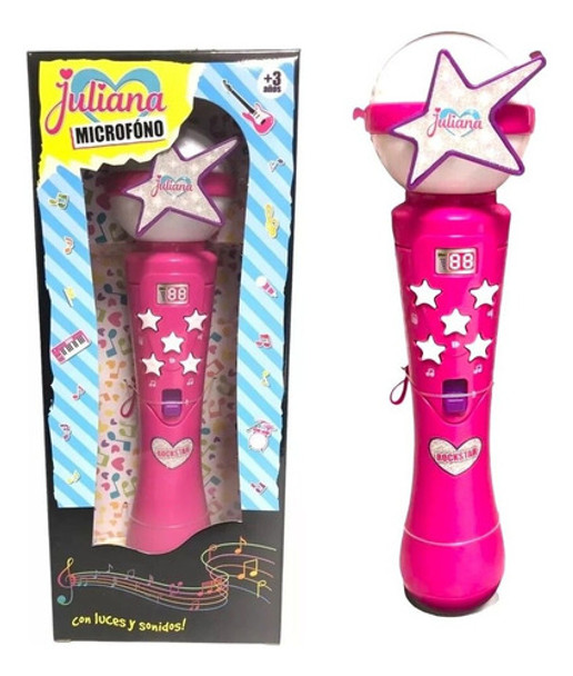 Micrófono Juliana Con Luces Y Sonidos .. En Magimundo !!! 0