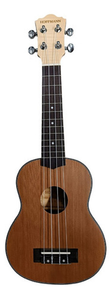 Ukelele Soprano Con Funda Hoffmann Tapa Abeto Solida 0