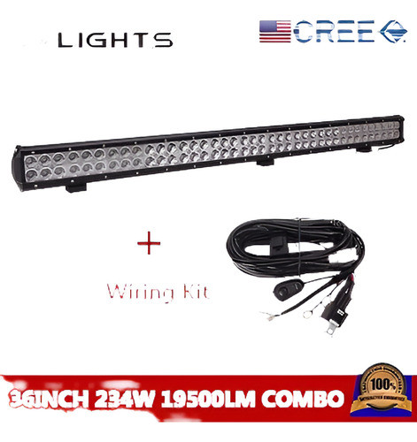 36 Pulgadas 234w Cree Led Luz De Trabajo Bar Combo Off Road 0