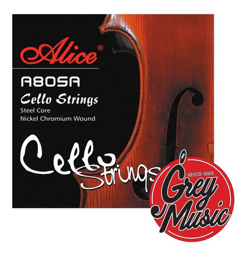 Cuerda Suelta Para Cello Do C Cuarta Cuerda - Grey Music 0