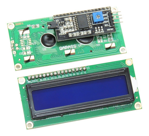 Display Lcd 16x2 1602 Backlight Azul + Modulo I2c Arduino 0