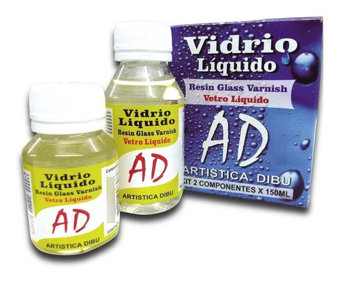 Vidrio Líquido Ad 2 Componentes 150ml 0