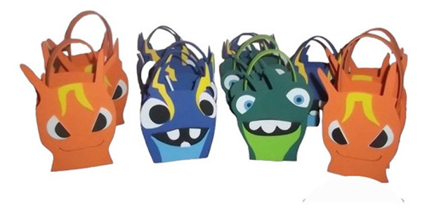 Bolsitas Sorpresitas Goma Eva Bajoterra Dulceros Infantiles 0