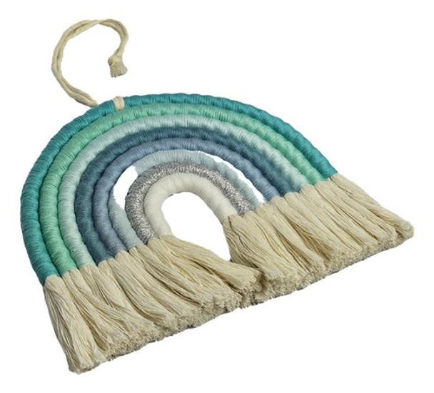 Arco Íris Decoração Quarto Bebê Azul Tons Pasteis Nórdico 0