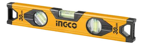 Nivel Aluminio 30cm Ingco Amarillo 0