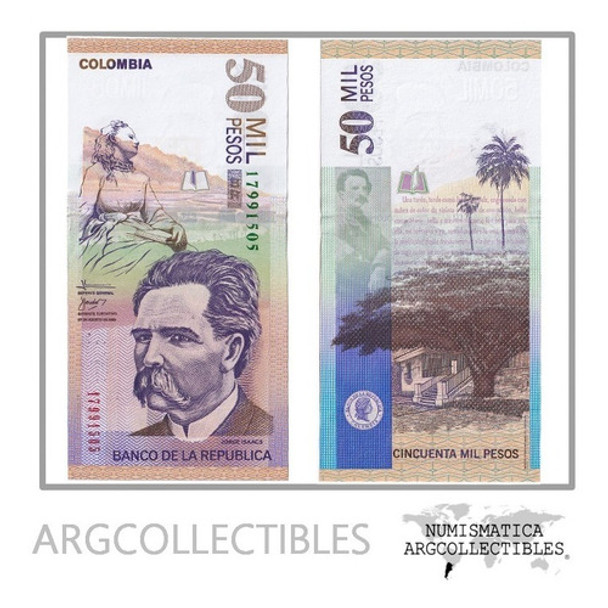 Colombia Billete 50000 Pesos 2009 P-455 Unc 0