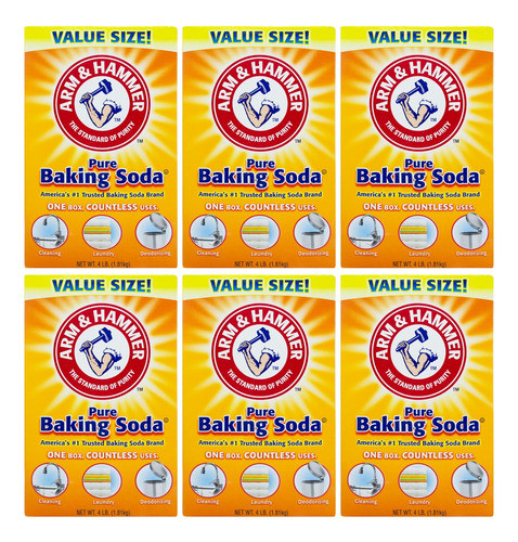 Arm & Hammer Bicarbonato De Sodio Para Limpieza Grande X6 3c 0