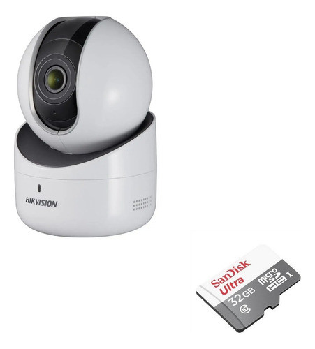 Camara De Seguridad Wifi Motorizada Audio 2mp + Sd 32gb 0