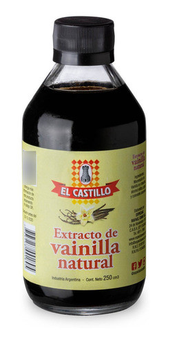 Pack X2 Extracto De Vainilla Liquida Natural X250cc Castillo 0
