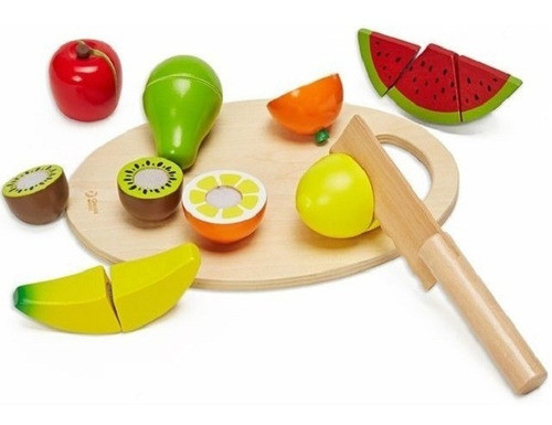 Cortando Frutas - Classic World - Comida Madera Para Jugar - 0