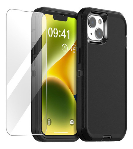 iPhone 14 Case 61 Protector Pantalla Vidrio Resistente Prote 0