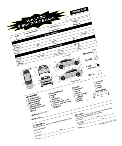 5 Blocos Checklist Guincho Reboque Oficina 0