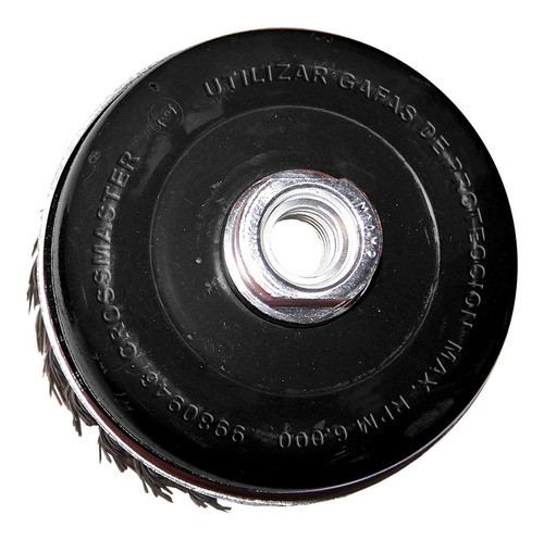 Cepillo Copa De Alambre Trenzado 100 Mm Crossmaster Calidad 0