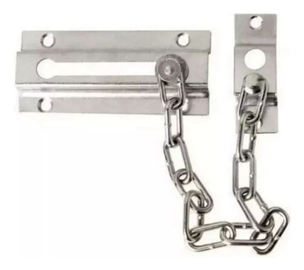 Cierre Vigilante Pasador Cadena Metálico 110x45mm Puerta 0